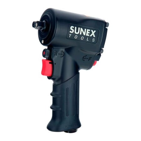 Sunex Sunex Super Duty Mini Air Impact Wrench W/ Grip, 3/8 Drive Size, 450 Max Torque SXMC38